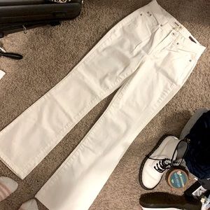 White Flare Jeans